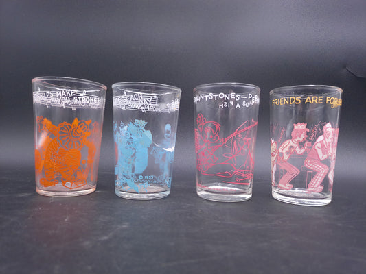 Welch's Glass Jars Flintstone Archie 1953 1955 1964 1973