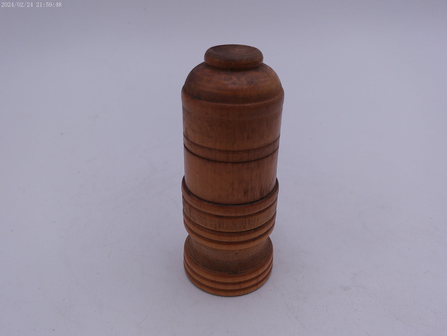 Wooden Round Container for Kitchen Prongs