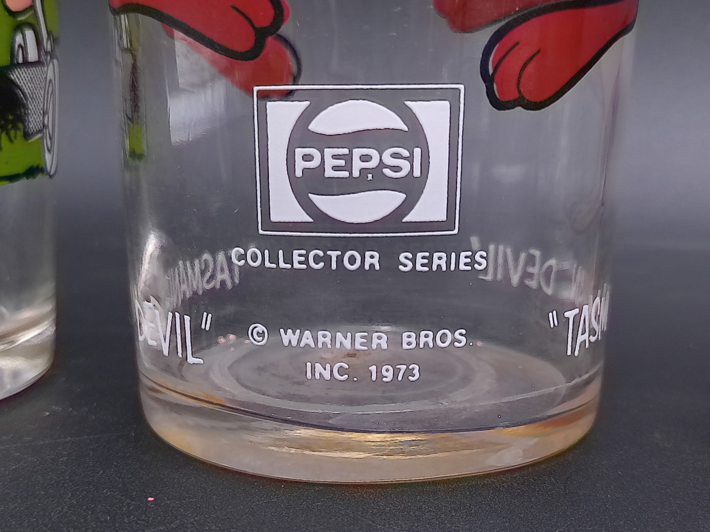 Pepsi Warner Bros. Set of 6 Glasses 1973 1976 1977  Cool Cat Daffy Duck & Taz