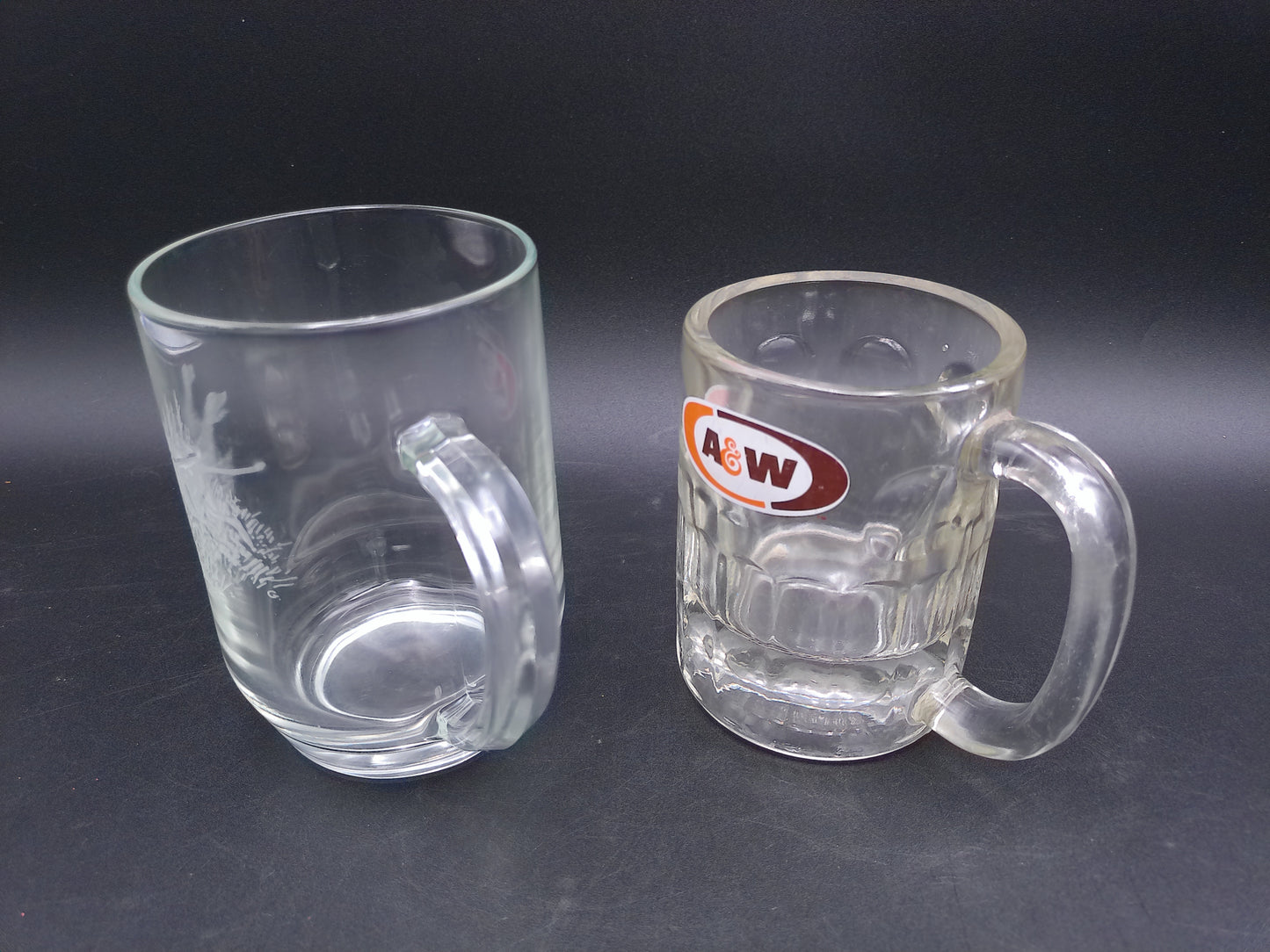 A & W Root Beer Mug Vintage and Mug with Hunting Dogs on Mug