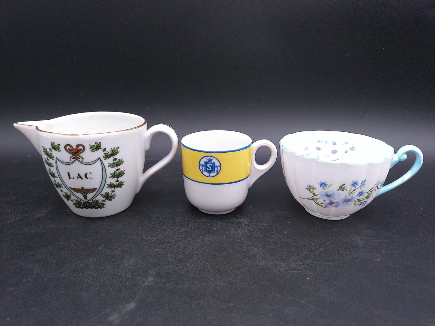 Doctor Creamer Latin  Goldhelley Dainty Blue Rock Fine Bone Chin Vintage
