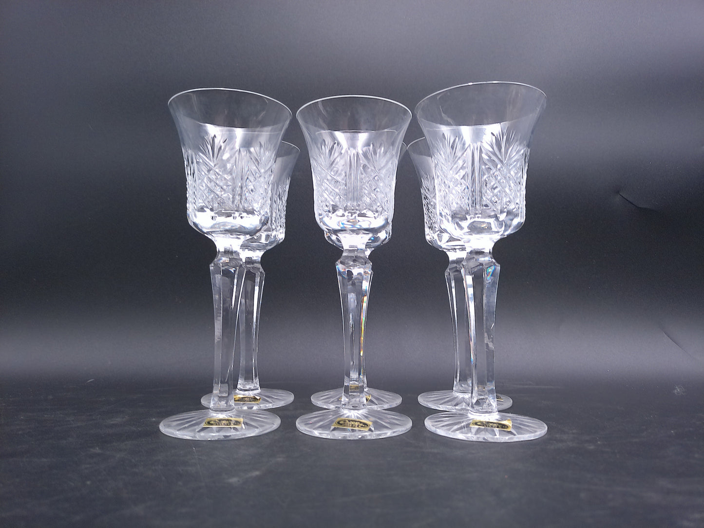 Crystal Glasses Set of 6  Water Wine Cristio over 24%