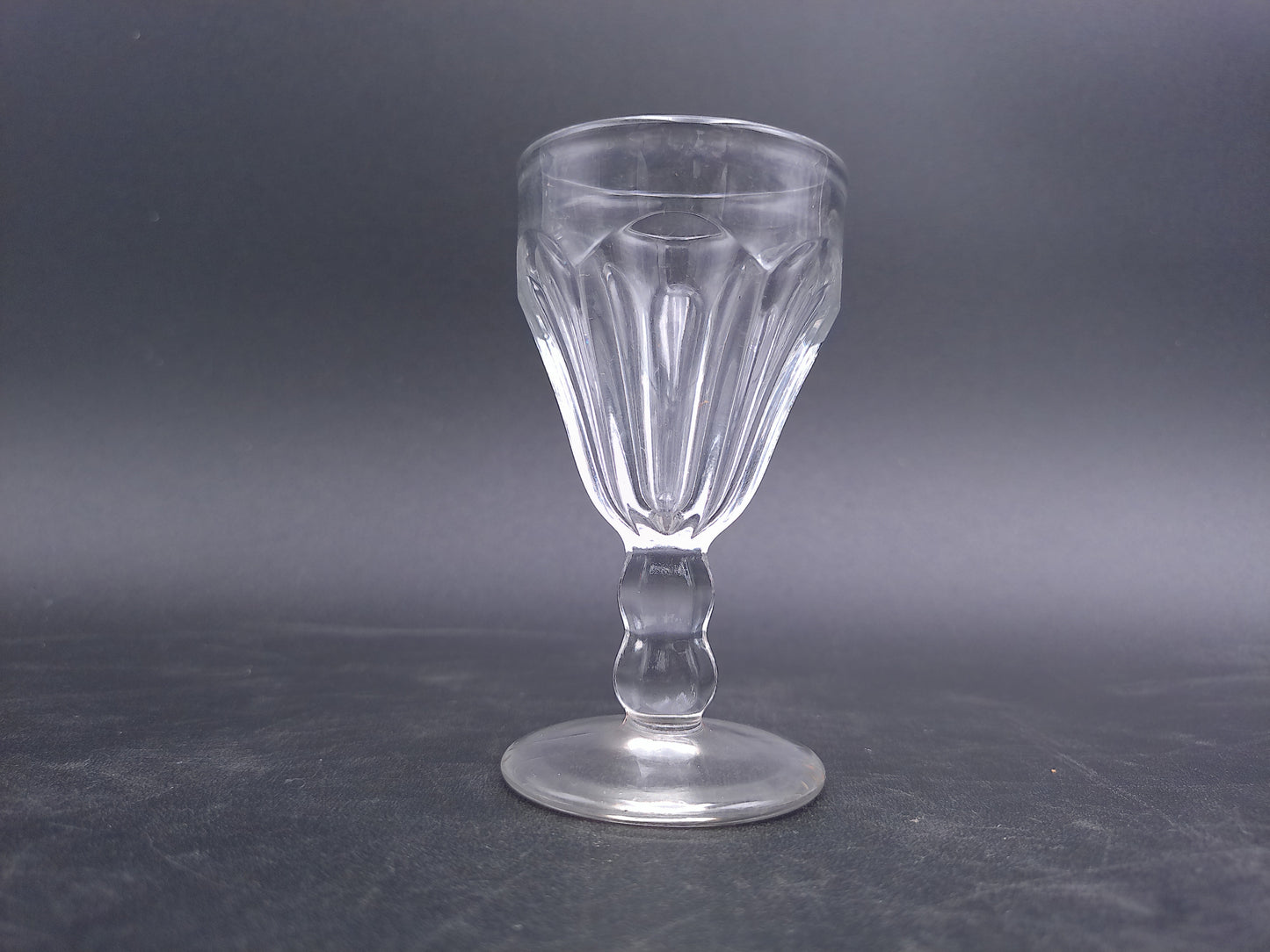American Depression Water  Wine Glass Pre 1940s
