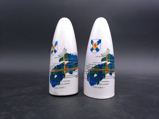 Nova Scotia Souvenir Salt & Pepper Shakers Made in England Vintage