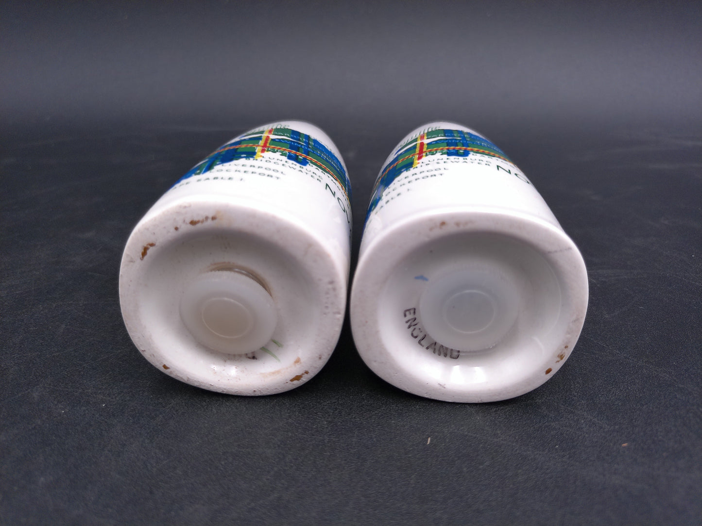 Nova Scotia Souvenir Salt & Pepper Shakers Made in England Vintage