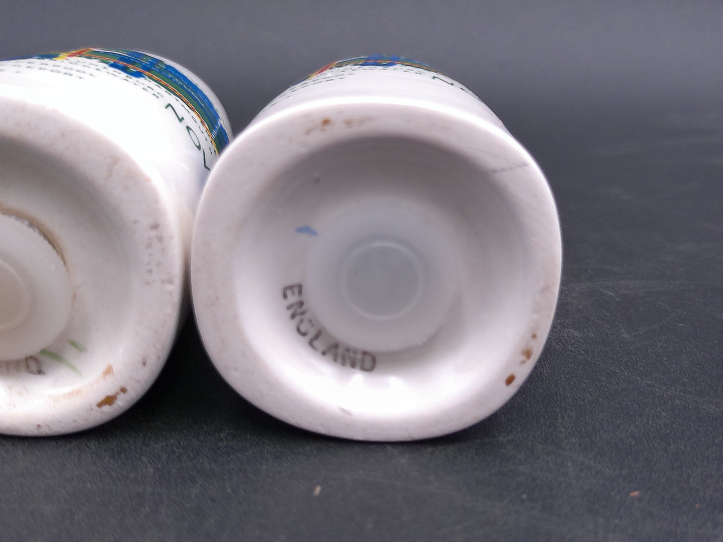 Nova Scotia Souvenir Salt & Pepper Shakers Made in England Vintage