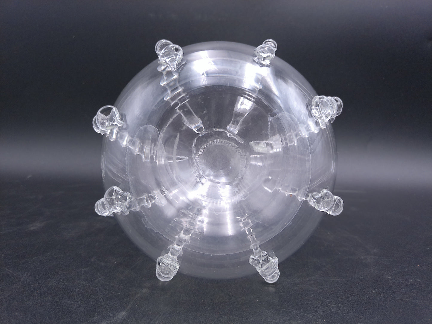 Juliska Hand Blown Glass Harriet Carafe Bride Princess Pitcher