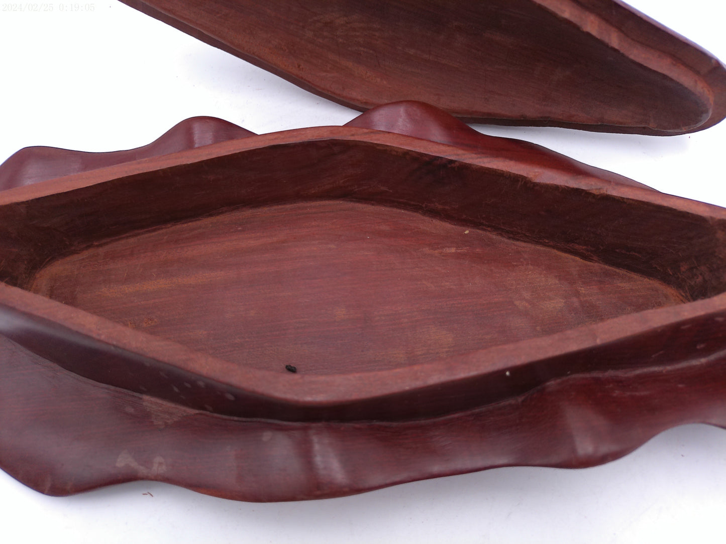 Decorative Hand Carved d Wood Jewelry box