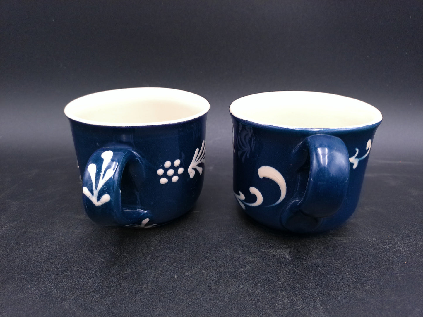 Coffee Cups Karl and Fred  Painted on Cups