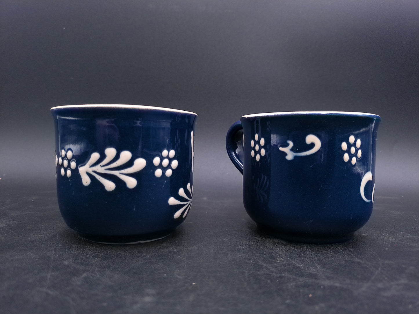 Coffee Cups Karl and Fred  Painted on Cups