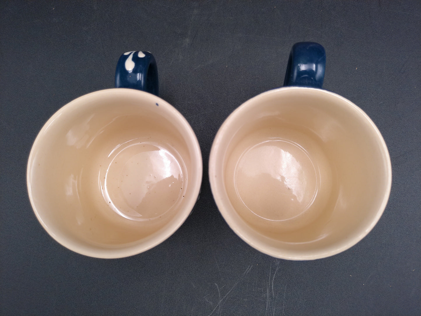 Coffee Cups Karl and Fred  Painted on Cups