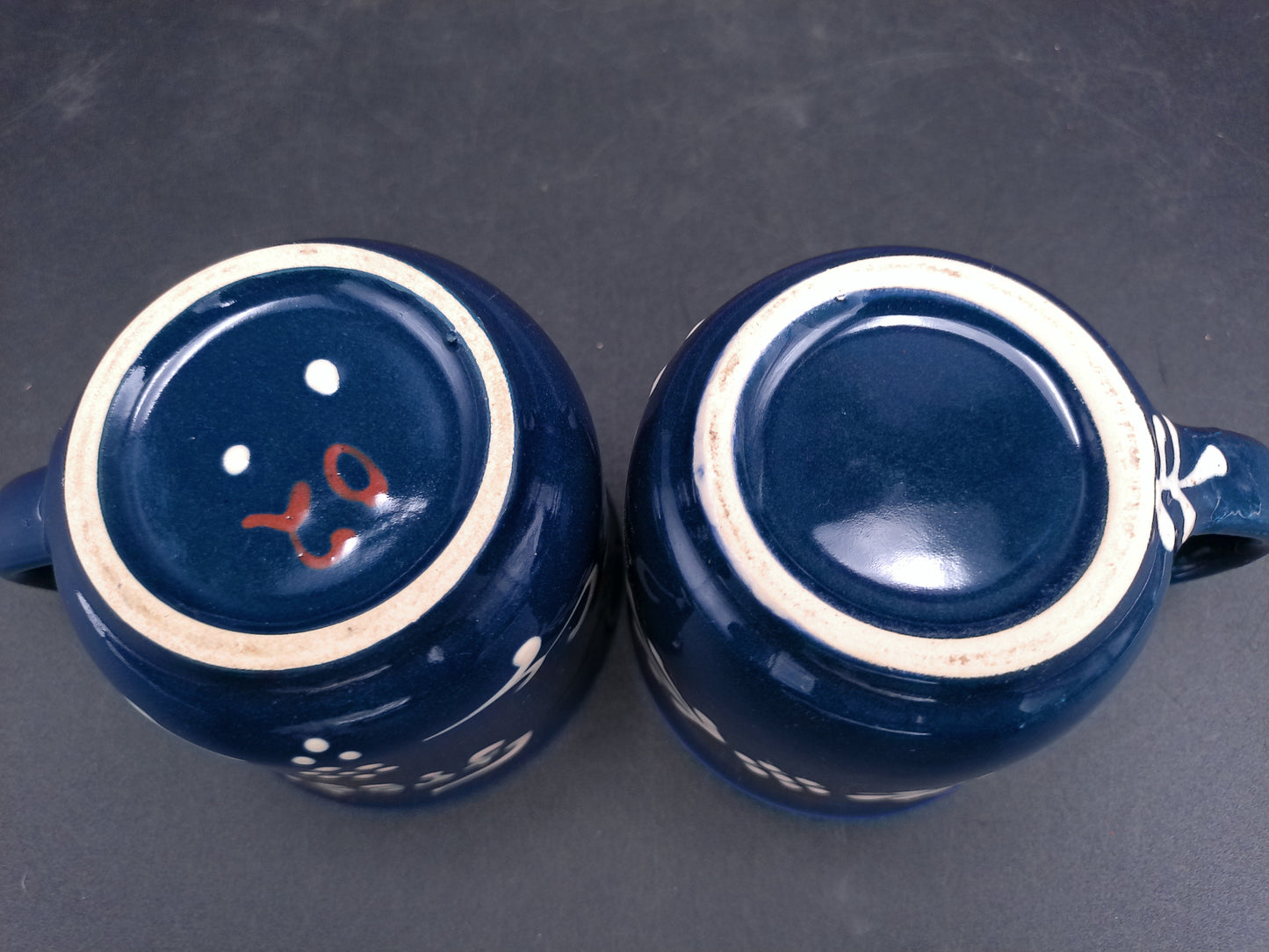 Coffee Cups Karl and Fred  Painted on Cups