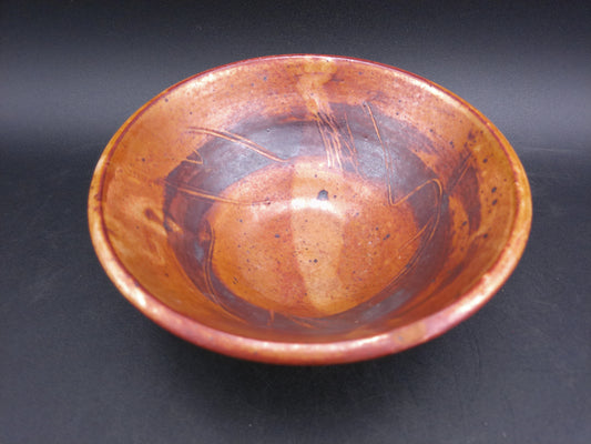 Hand Made Rustic Pottery Decorative Coffee Table Bowl Wood Turned