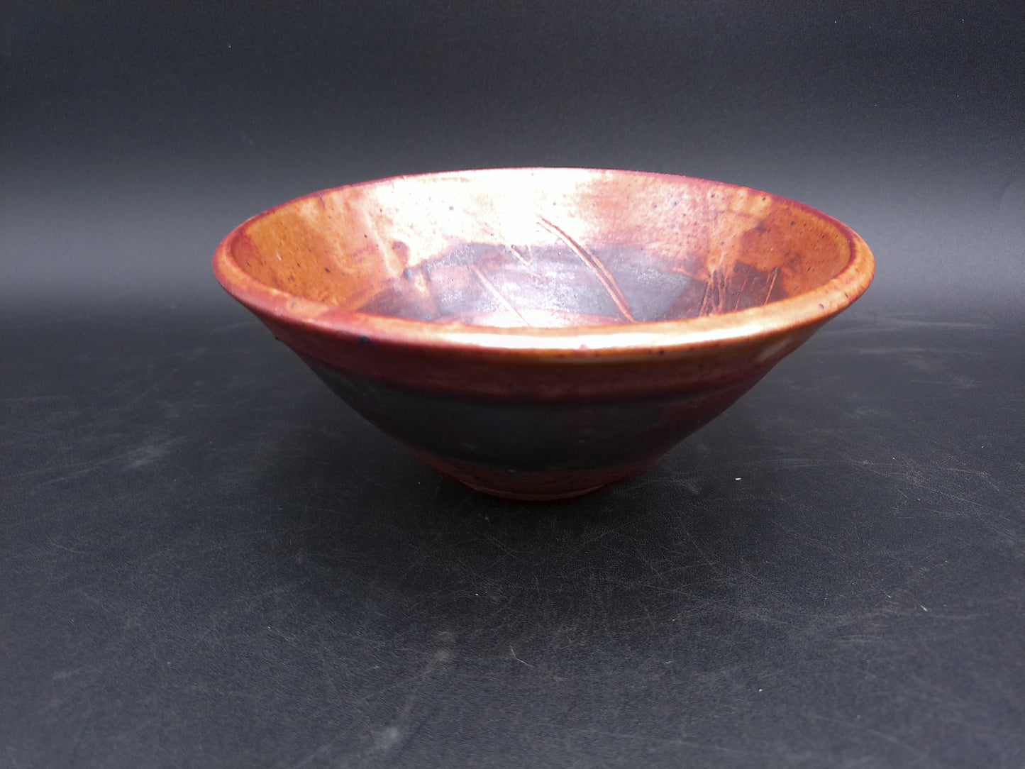 Hand Made Rustic Pottery Decorative Coffee Table Bowl Wood Turned
