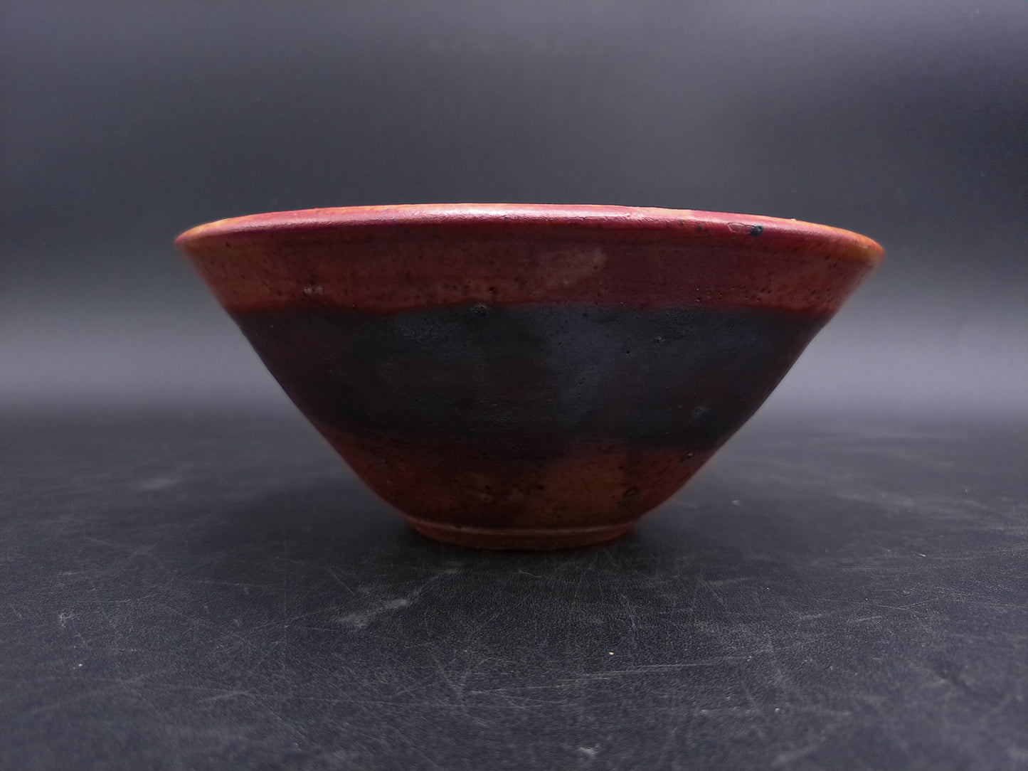Hand Made Rustic Pottery Decorative Coffee Table Bowl Wood Turned