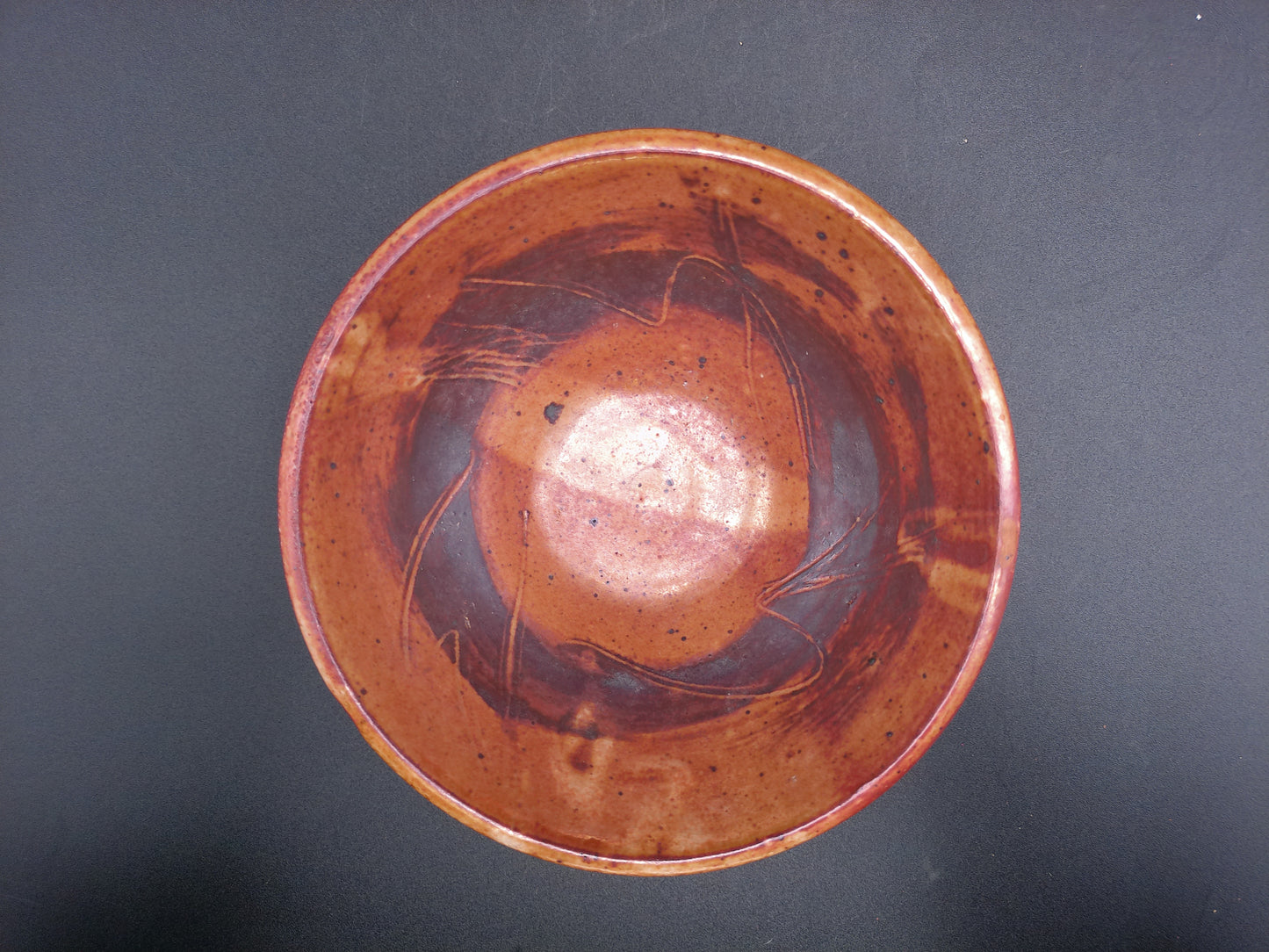 Hand Made Rustic Pottery Decorative Coffee Table Bowl Wood Turned