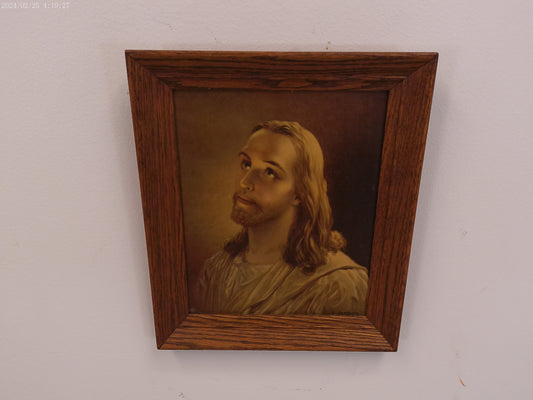 Art Lithograph Print Jesus Christ by artist L. Jambor