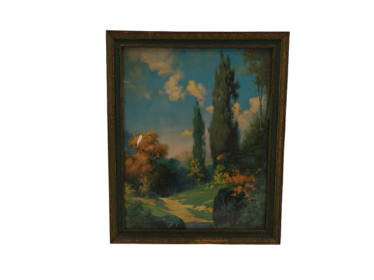 Art painting print Nature's Communion Wood Framed glass