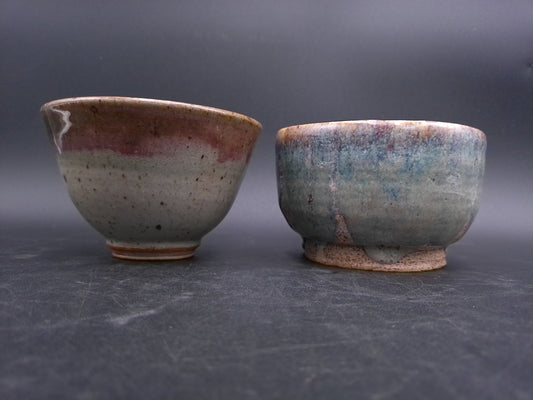 Pottery Bowl Lot of 2 Stoneware Serving Bowl Ceramic Vintage