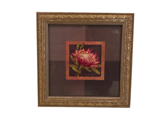 Art Signed Print Framed with glass  Tropical treasures 2 by Barbara Mock