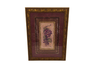 Art Grapevine II By Artist Barbara Mock Beautiful Layered Frame glass