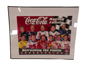 Art Coca Cola NASCAR Racing Family from 1999 Store Displays Poster