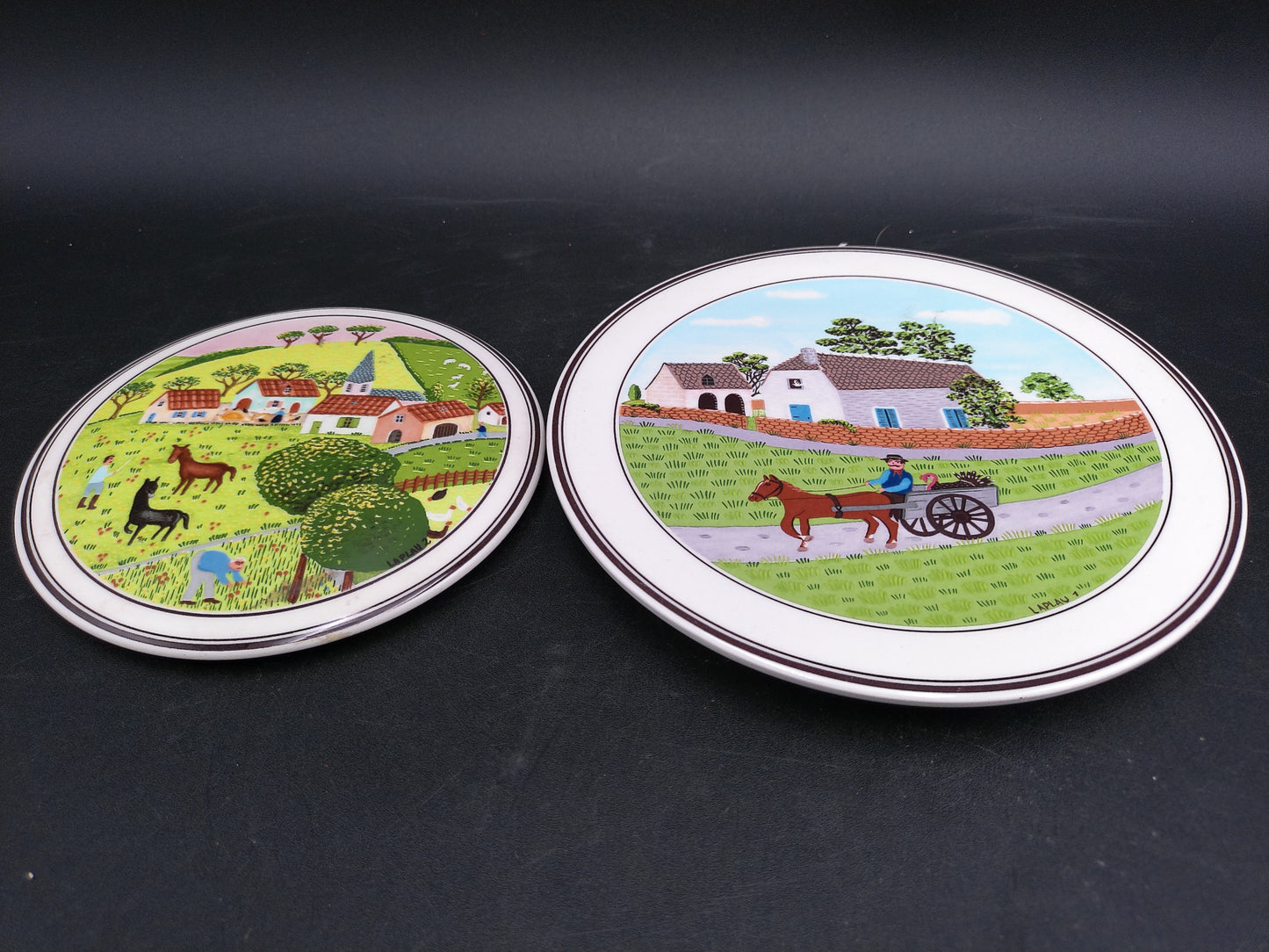Villeroy & Boch Plate and Pot Cover Vintage anno 1748