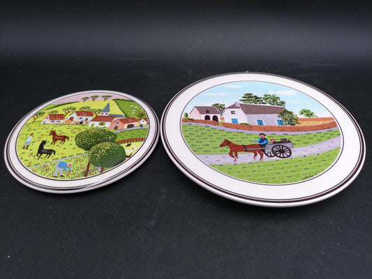 Villeroy & Boch Plate and Pot Cover Vintage anno 1748