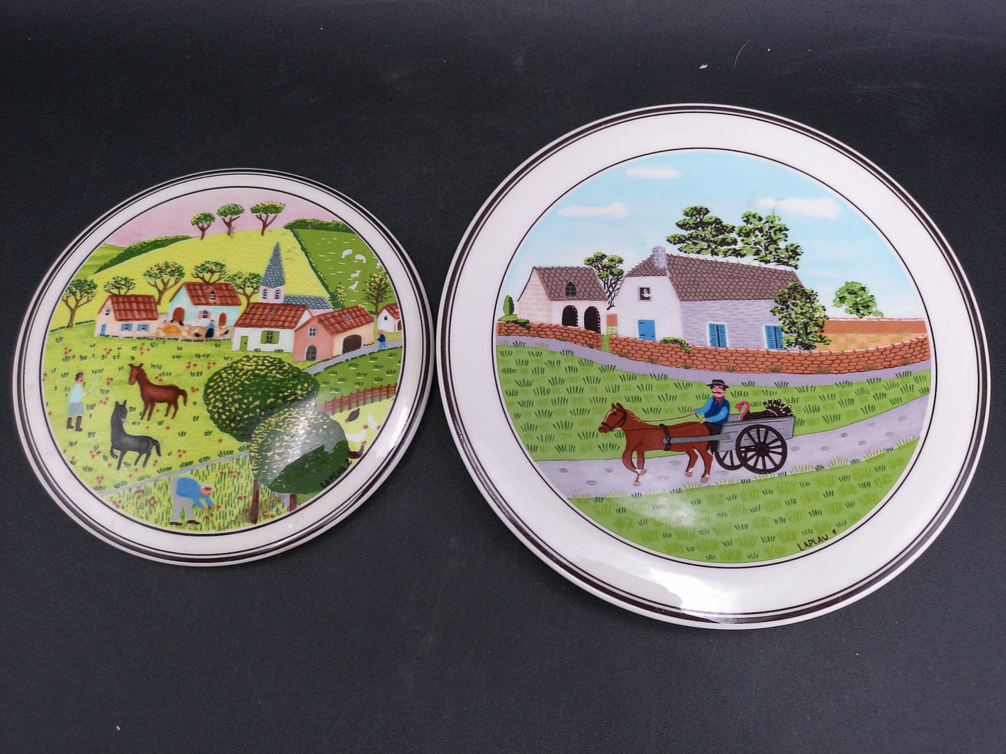 Villeroy & Boch Plate and Pot Cover Vintage anno 1748
