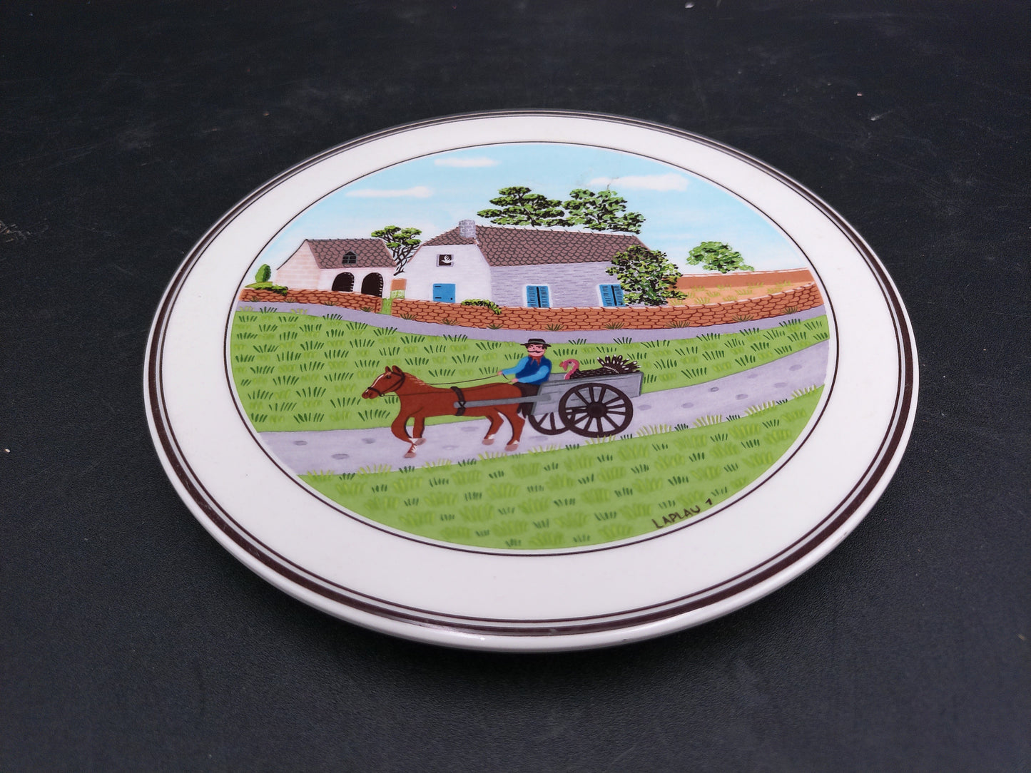 Villeroy & Boch Plate and Pot Cover Vintage anno 1748