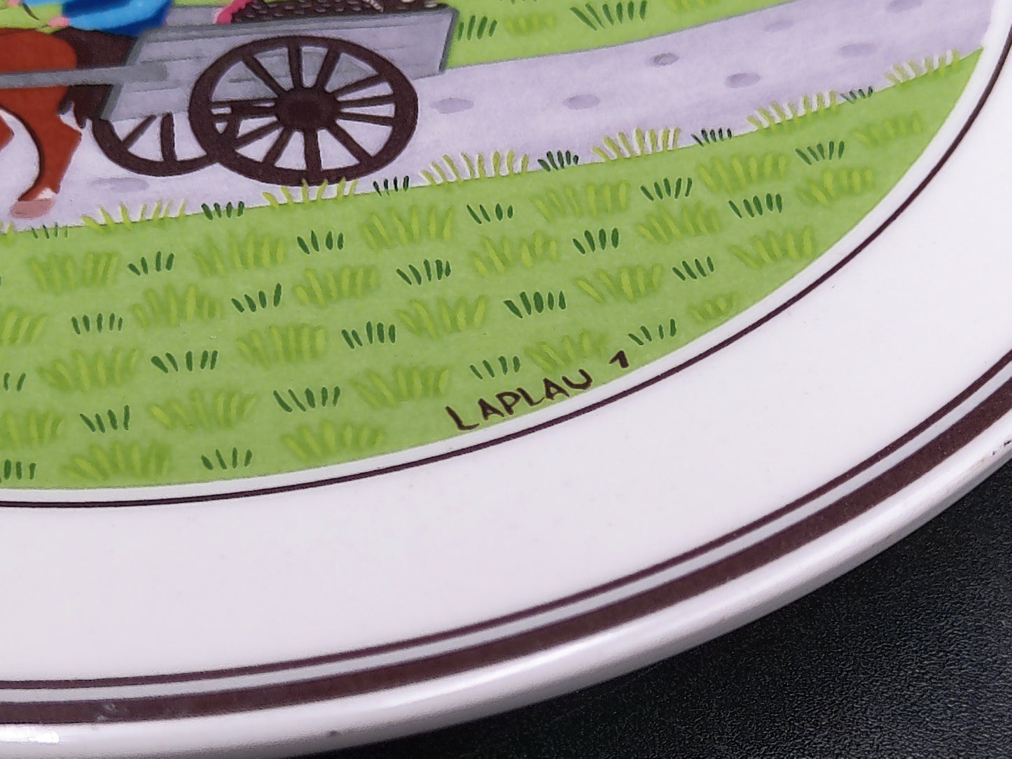 Villeroy & Boch Plate and Pot Cover Vintage anno 1748
