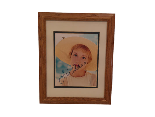 Art Julie Andrews "The Sound of Music" AUTOGRAPH Signed Framed  ACOA