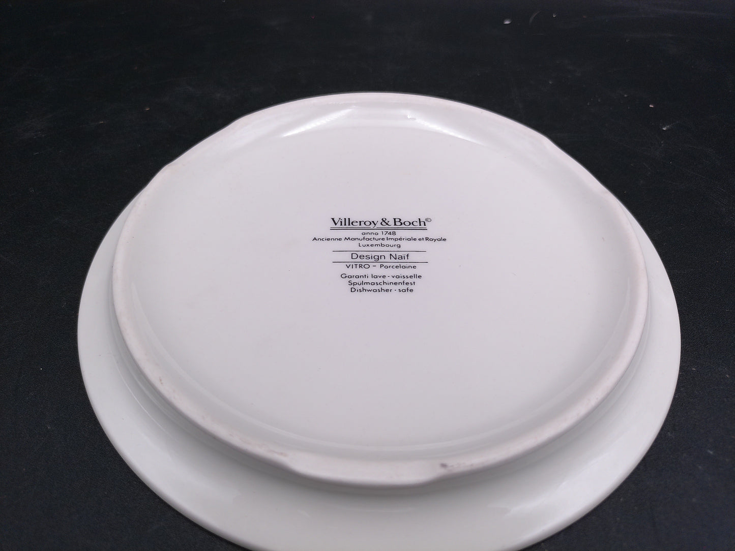 Villeroy & Boch Plate and Pot Cover Vintage anno 1748