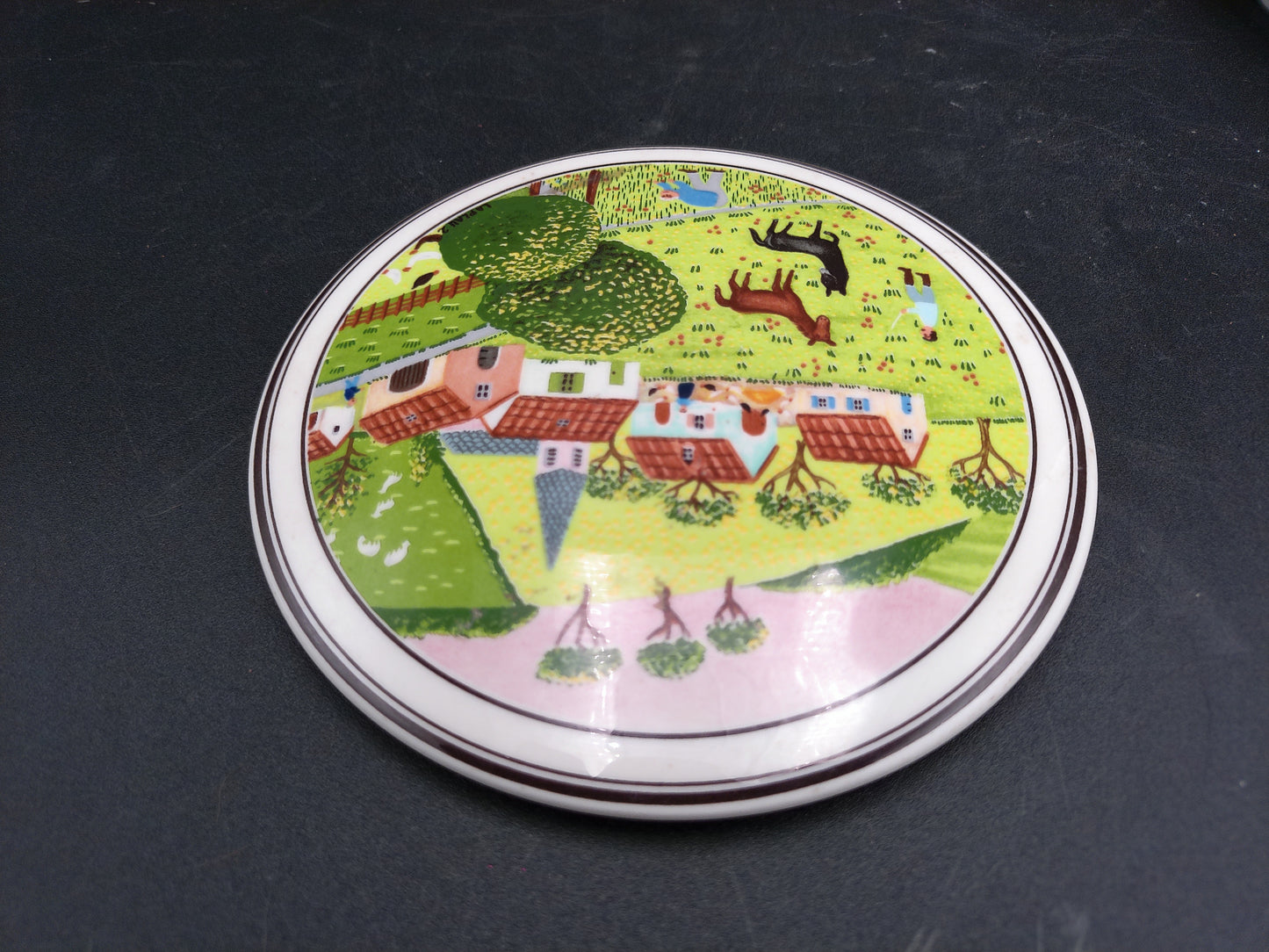 Villeroy & Boch Plate and Pot Cover Vintage anno 1748