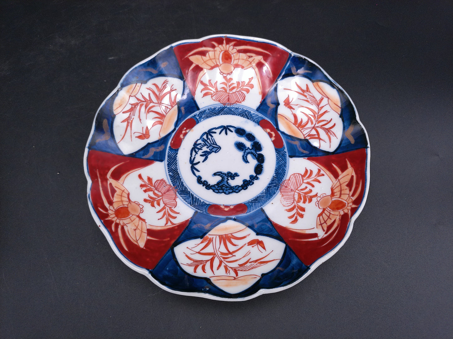 Japanese Imari Plate  Lot of 2 Plates  Hand Painted Porcelain Antique