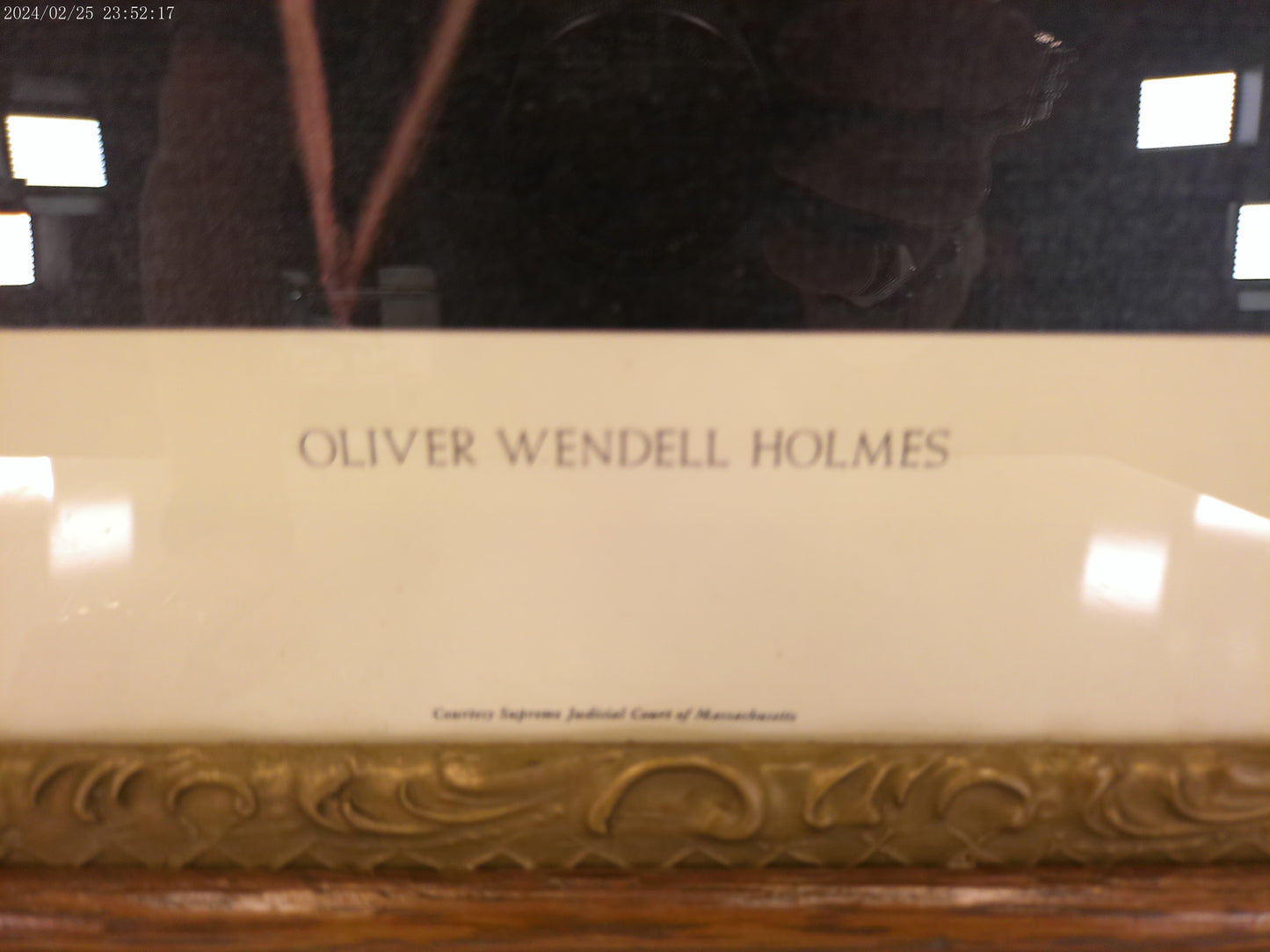 Art Print of Oliver Wendell Holmes  Artist wood Frame