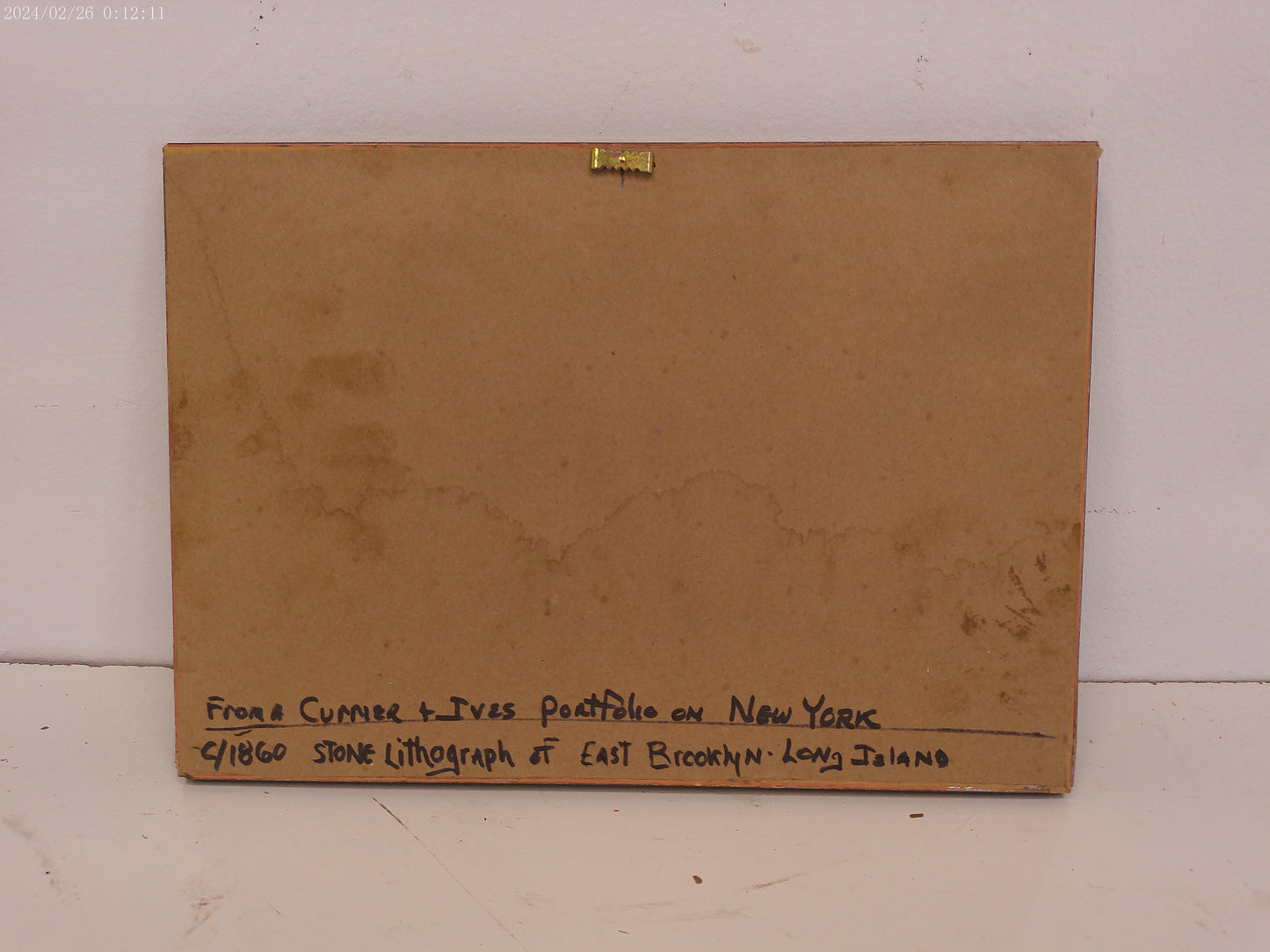 Art Lithograph East Brooklyn Farmhouse