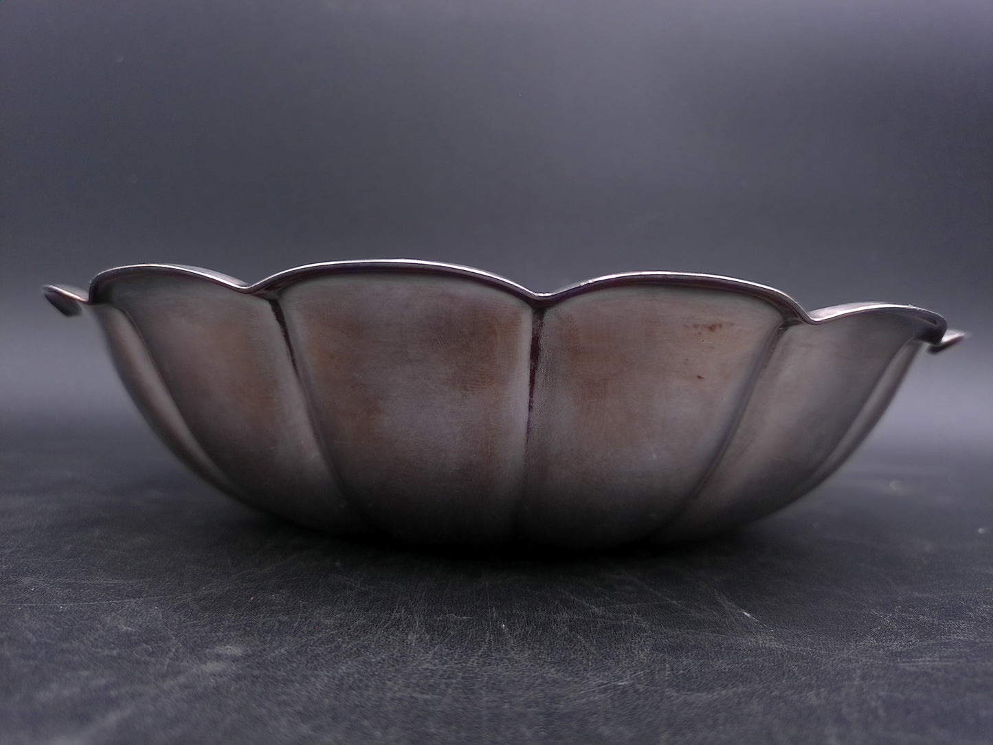 Reed & Barton 175 Holiday Silver Plated Scalloped Bowl Fluted Vintage