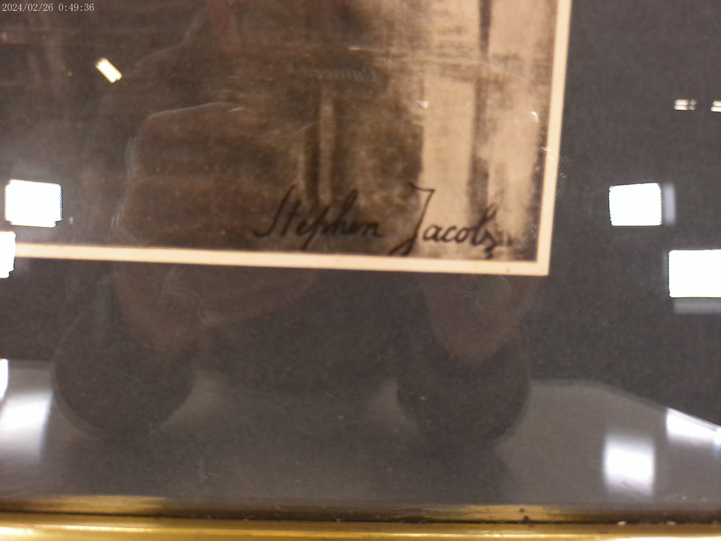 Art Stephen Jacobs signed Nude print Vintage