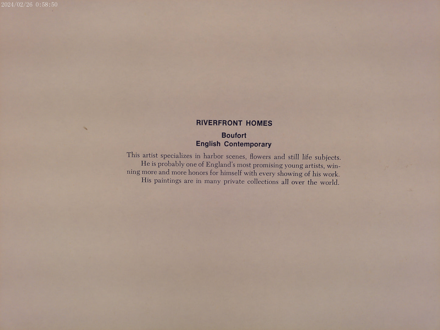 Art Riverfront Homes Nayreda Coastal Town Lithograph print