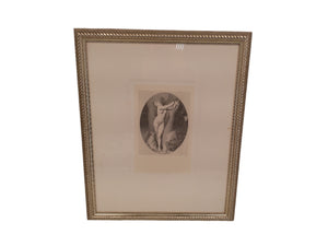 Art Artist Auguste Dominique Ingres "L'angelique" Engraved by Leopol Flameng produced around 1870
