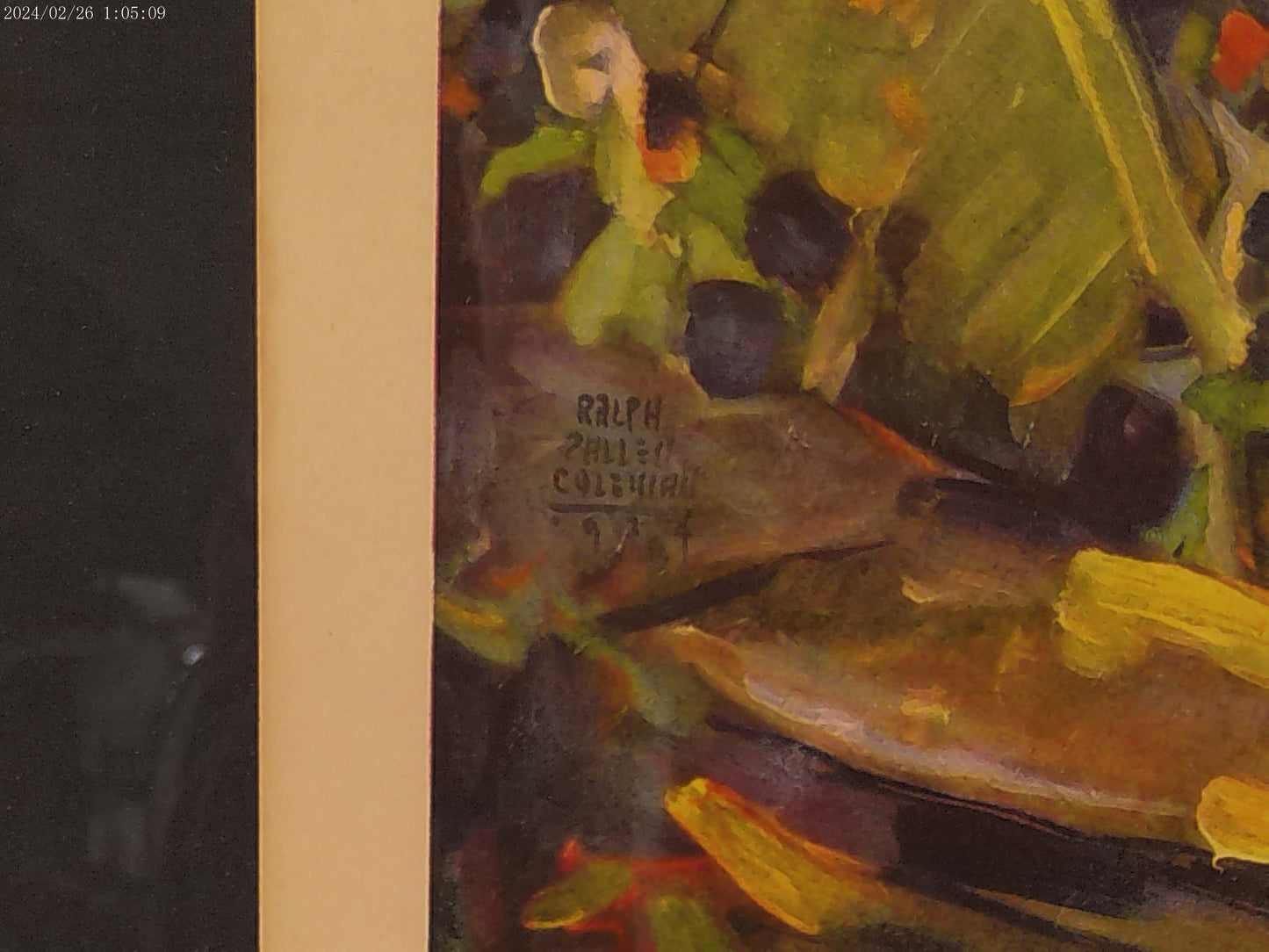 Art Print Garden of Eden with Animals Beautiful Frame Vintage