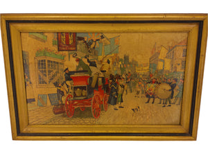 Art   By A. Ludovici  Signed "The Election at Eatanswill" 1900s