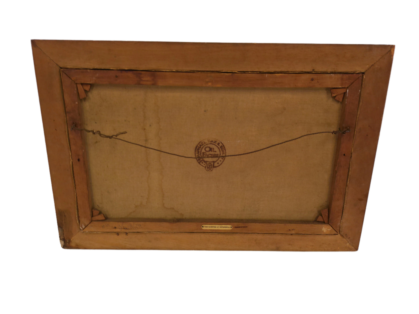 Art   By A. Ludovici  Signed "The Election at Eatanswill" 1900s