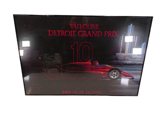 Art Poster print Valvoline Detroit Grand  Prix 1991