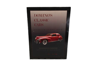 Art Dominos Classic Cars Poster on matted board  1988