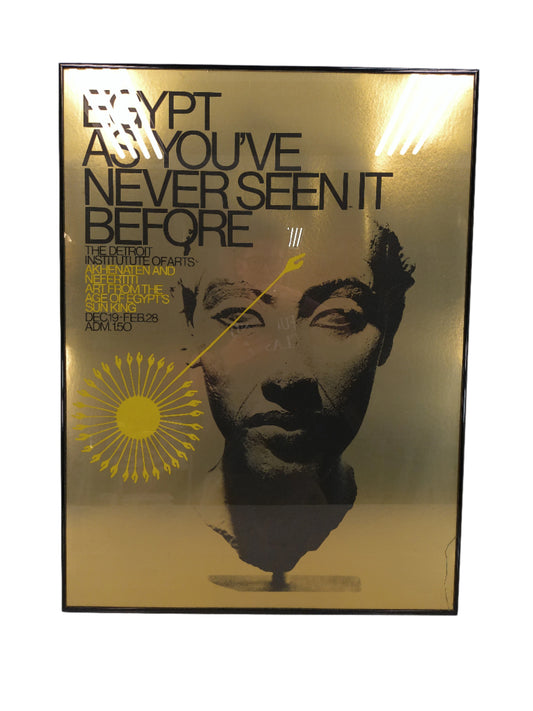 Art Egypt As You've Never Seen It Before Metal Frame Print Glass
