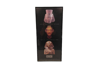 Art "Pharoahs of the Sun" Metal frame with Glass Poster print year 2000