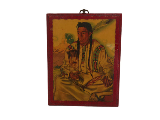 Art "Middle Rider" Blackfoot  Indian Framed Art