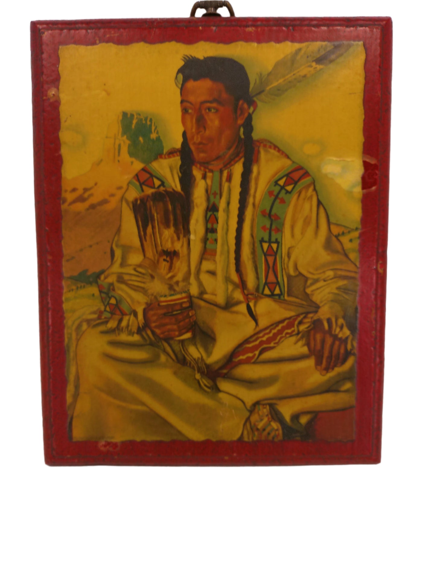 Art "Middle Rider" Blackfoot  Indian Framed Art